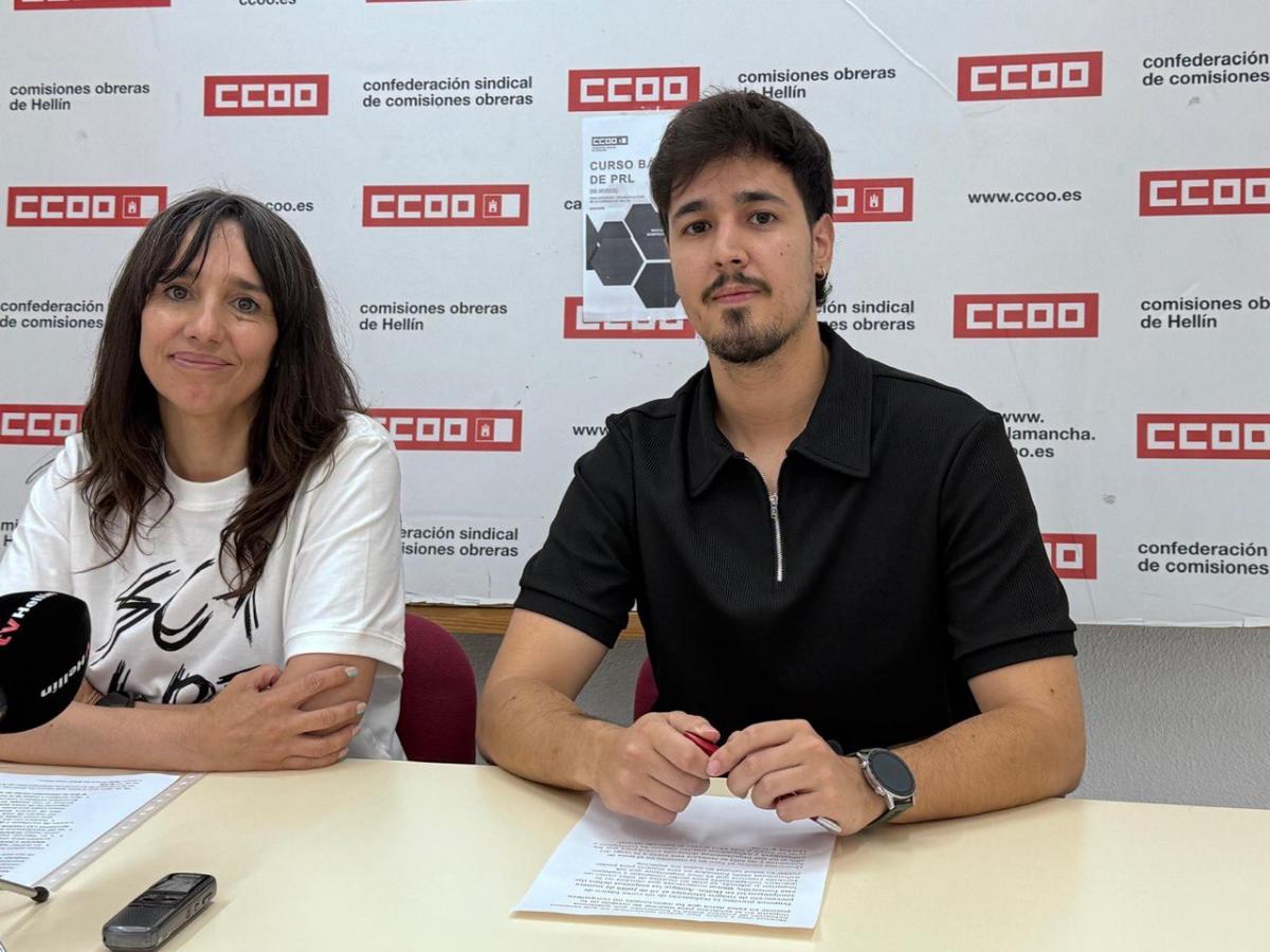 Rosario Martnez junto a Carlos Lozano
