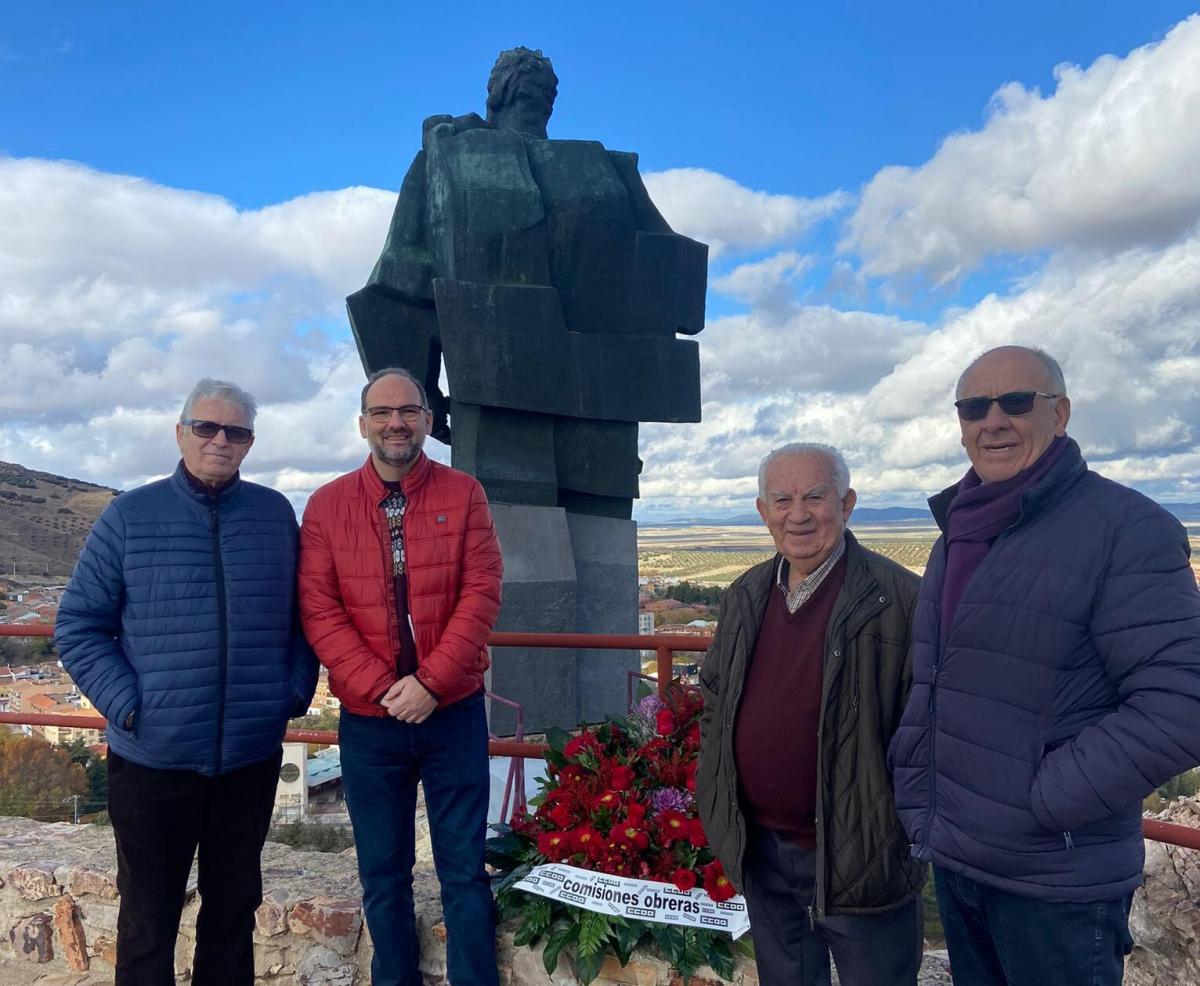 CCOO Ciudad Real se suma al homenaje del minero en Puertollano