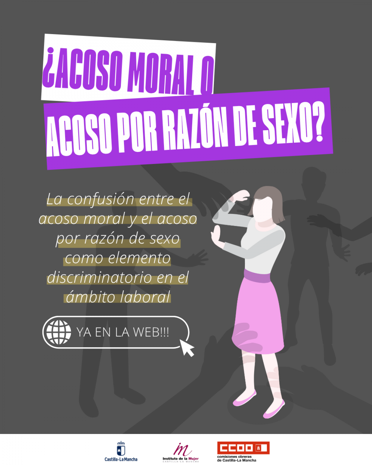 Portada de la guía ¿Acoso moral o acoso por razón de sexo?