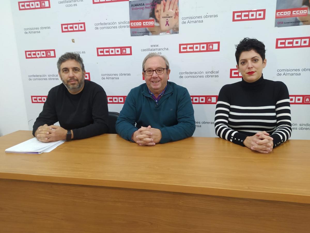 CCOO muestra su total apoyo a las movilizaciones del calzado en Almansa