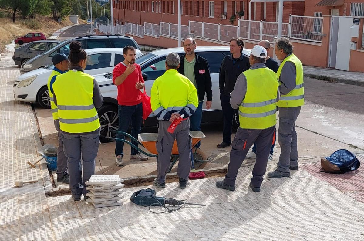 Asamblea informativa con trabajadores y trabajadoras de planes de empleo en Puertollano