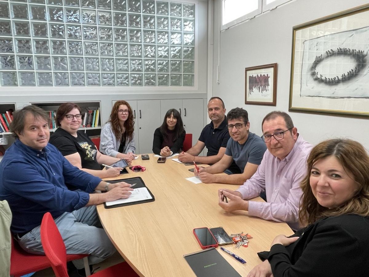 Reunin de la nueva Ejecutiva con el grupo municipal Unidas Podemos