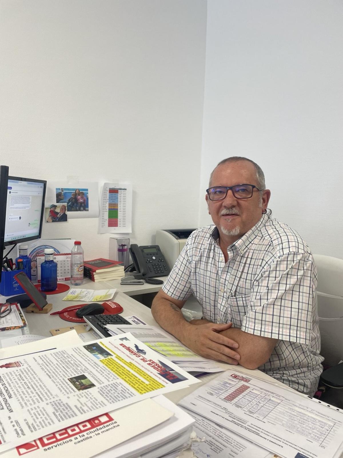 Luis Ángel Castellano Bobillo, secretario general FSC CCOO Cuenca