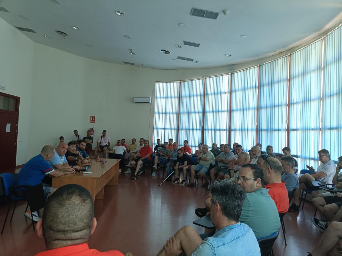 Asamblea de trabajadores de la empresa Eserman