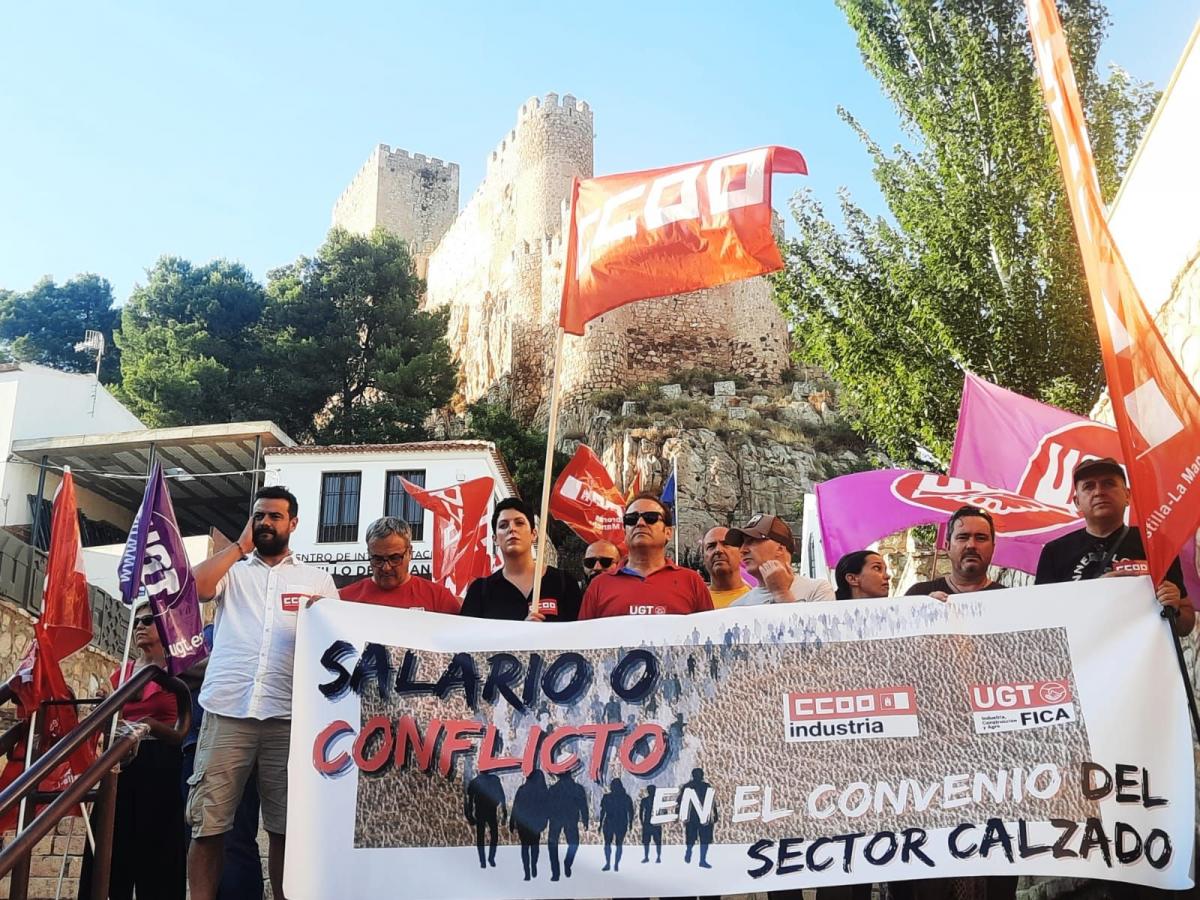 Manifestación en Almansa