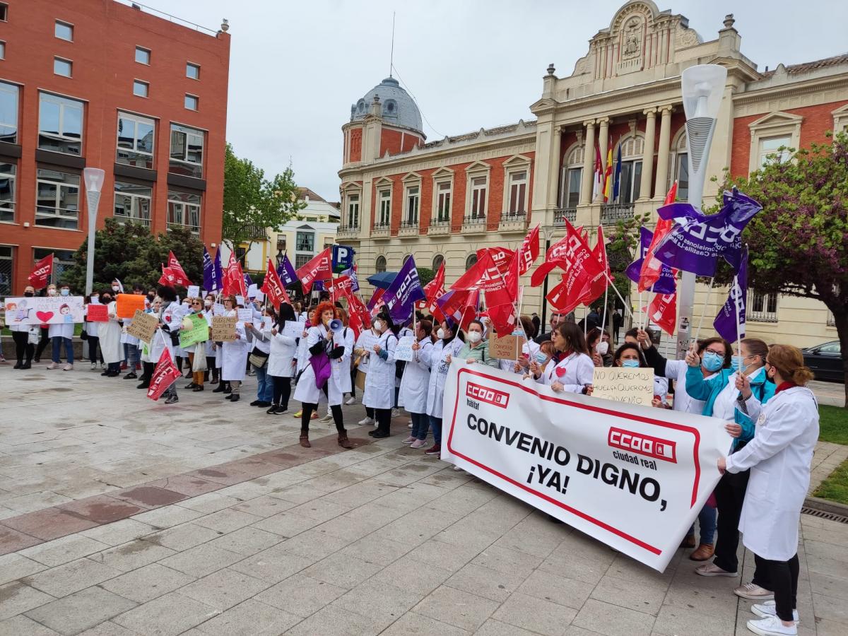 Protestas en Ciudad Real del colectivo en una imagen de archivo