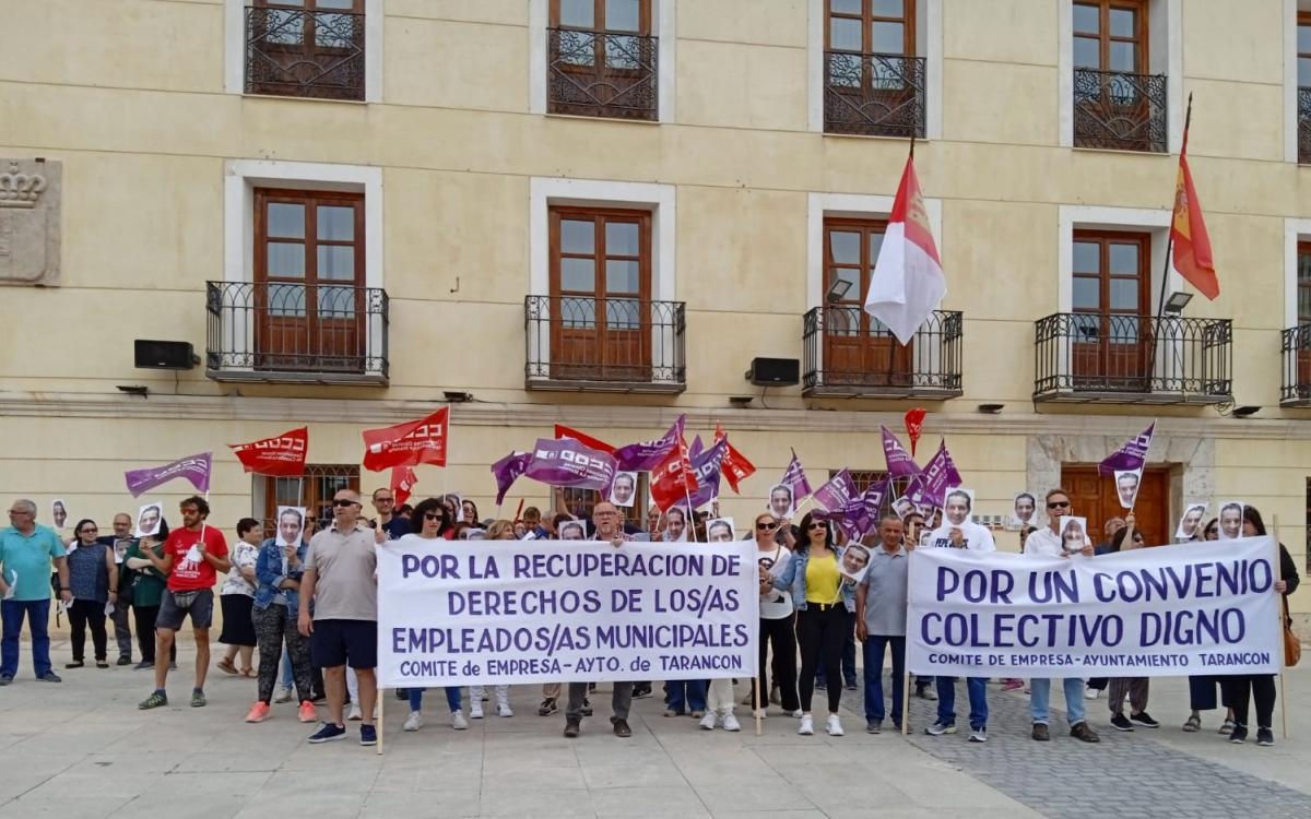 Movilizaciones de los trabajadores y trabajadoras del Ayuntamiento de Tarancón