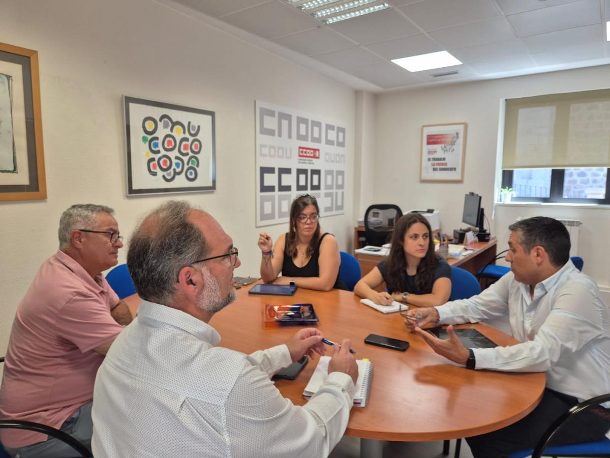 Reunin de CCOO y el Movimiento SUMAR CLM