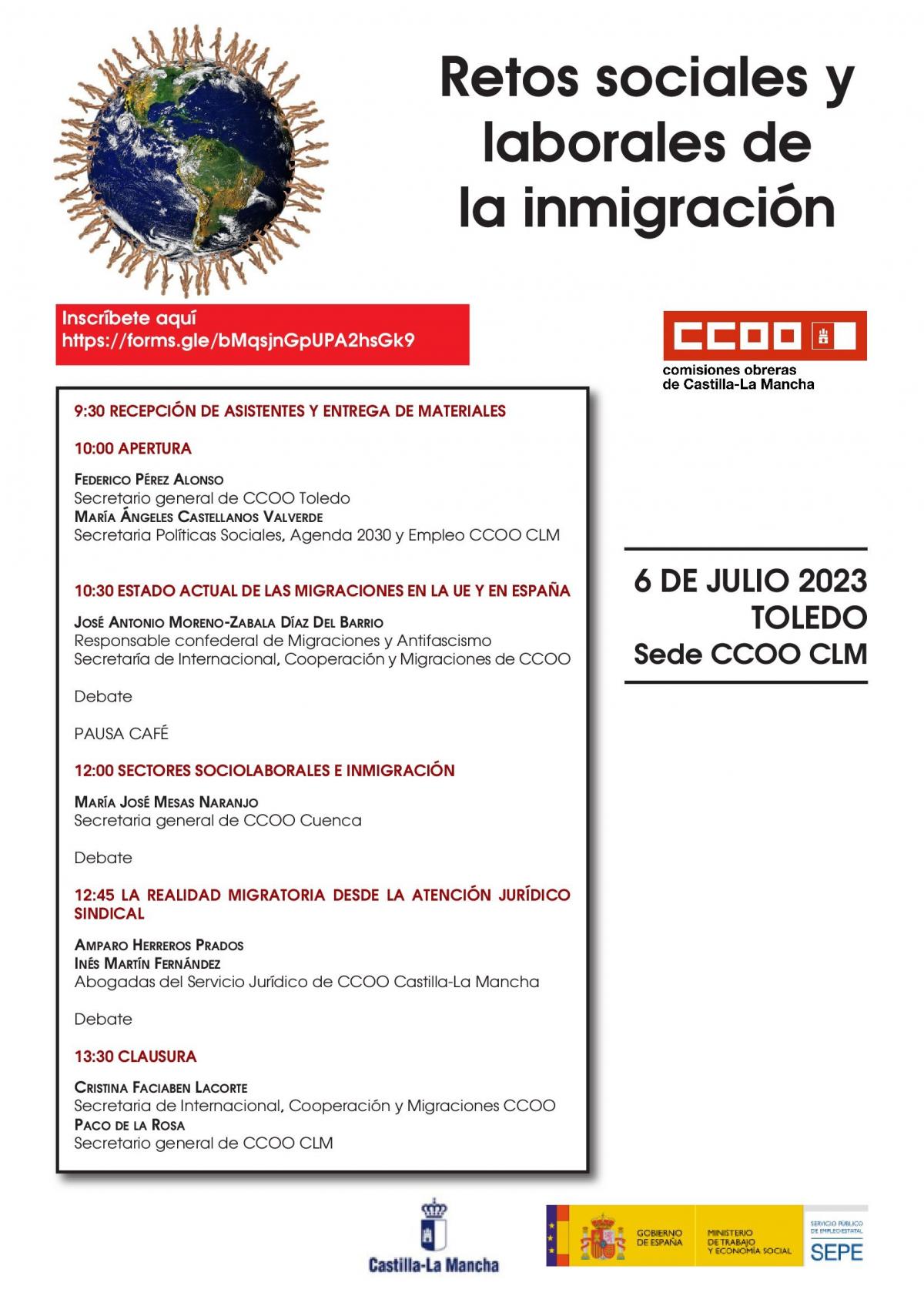 Jornada retos sociales y laborales de la inmigración