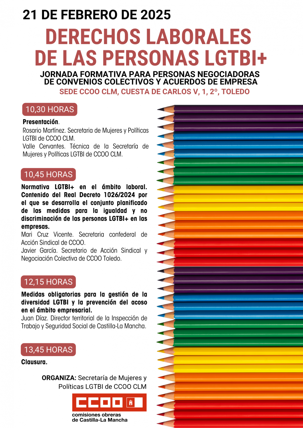 Jornada "Derechos laborales de las personas LGTBI+"