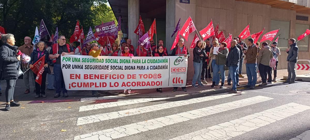 Concentracin en Cuenca ante el INSS