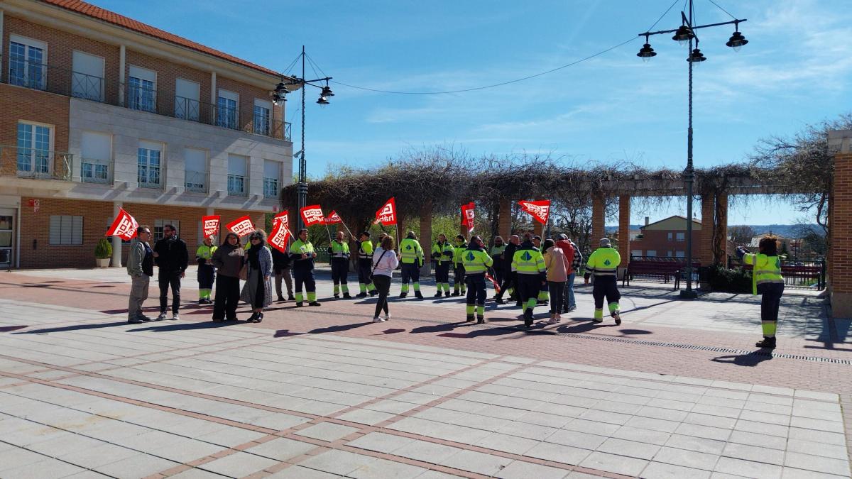 Movilizaciones de la plantilla de mantenimiento de jardines y limpieza de Cabanillas
