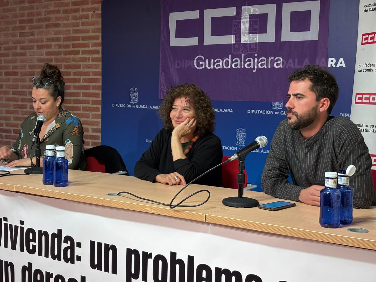 Acto por el 8M de CCOO en Guadalajara