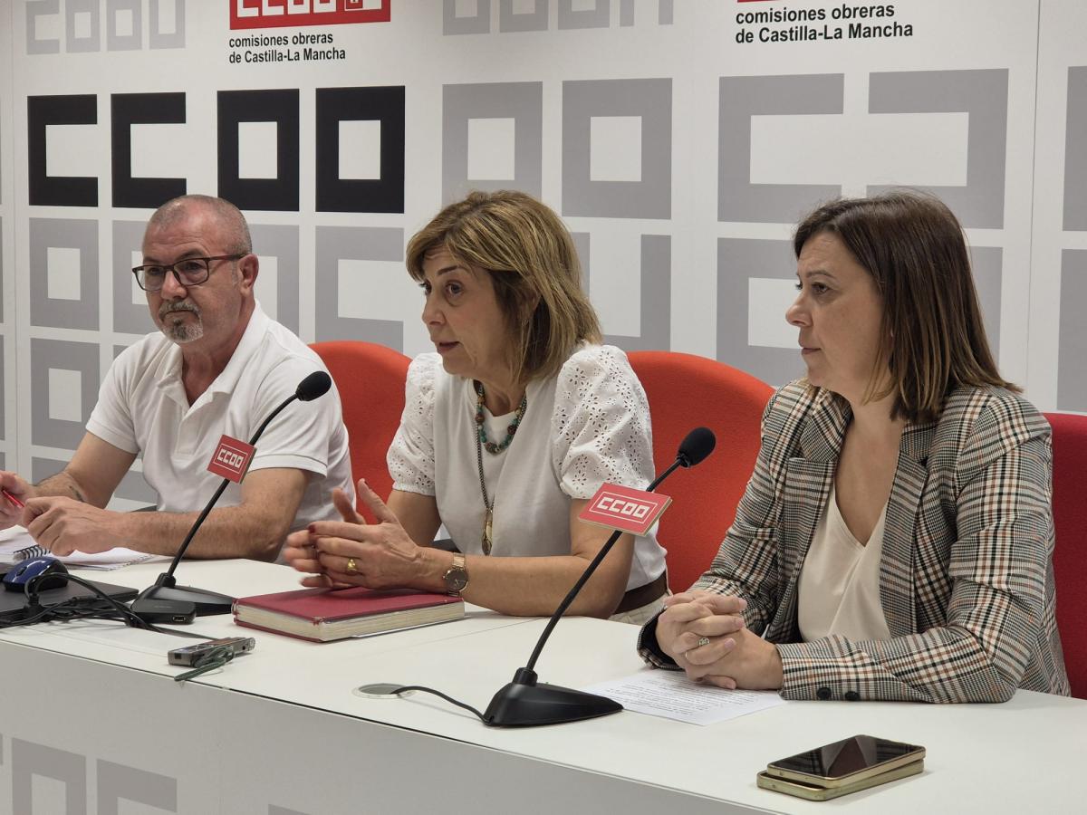 Manuel Fontana, Carmen Juste y Carmen Trujillo
