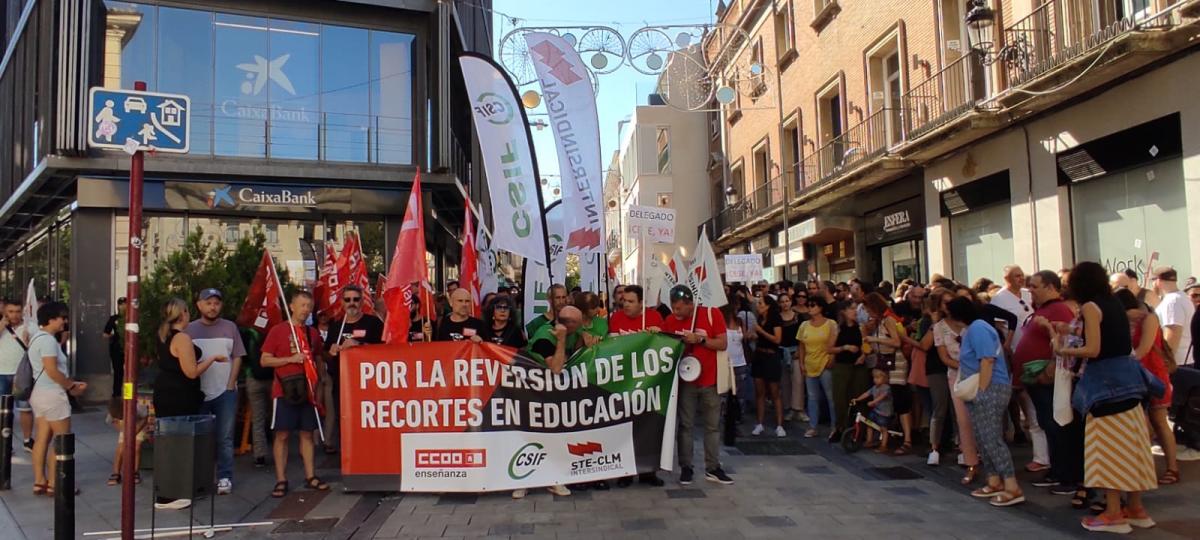 Huelga en la enseanza en Castilla-La Mancha