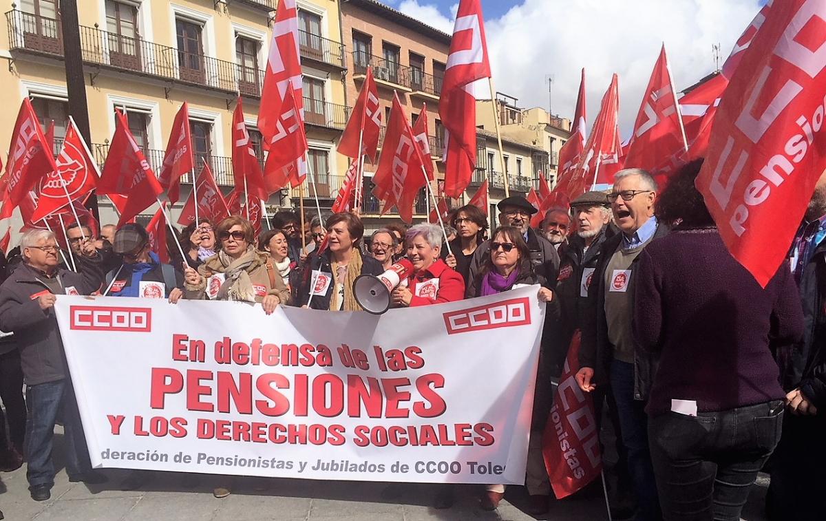 CCOO en defensa de las pensiones