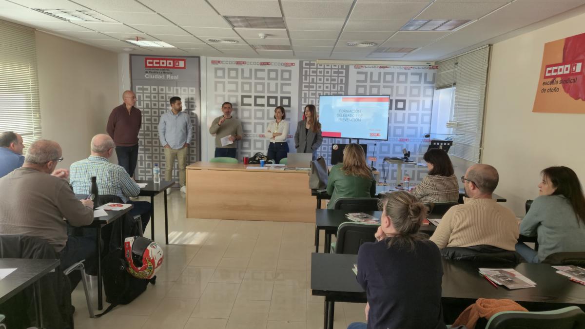 Curso sobre prevención con delegados y delegadas de la provincia de Ciudad Real