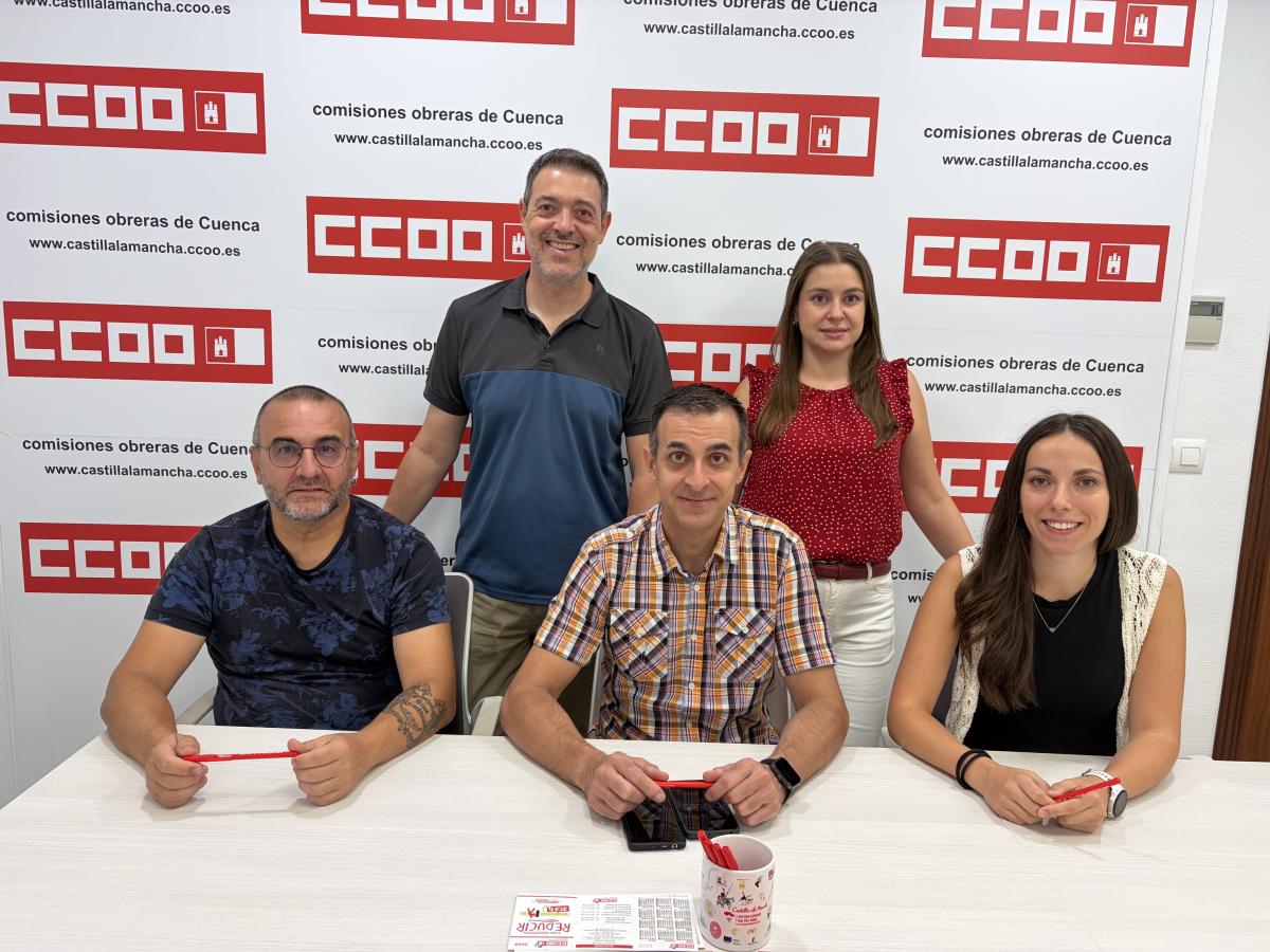 David García, Julio Dolz, Alfredo Guijarro, Soraya García y Mª Melisa Checa