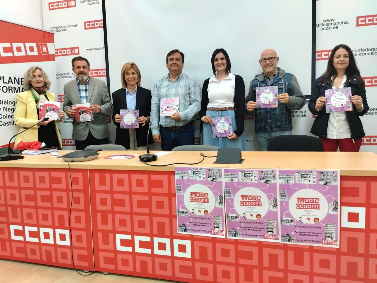 CCOO sale a ganar las elecciones de la Junta de personal de Albacete en la JCCM