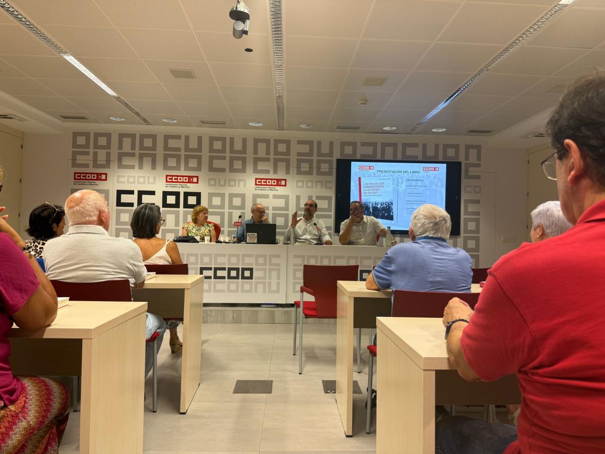 Presentación en Toledo del libro "Los presos que construyeron la Academia de Toledo"