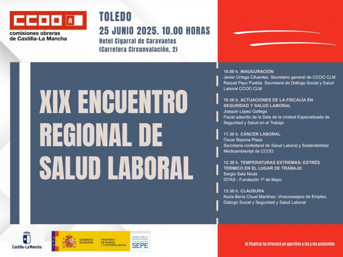 XIX Encuentro Salud Laboral CCOO CLM