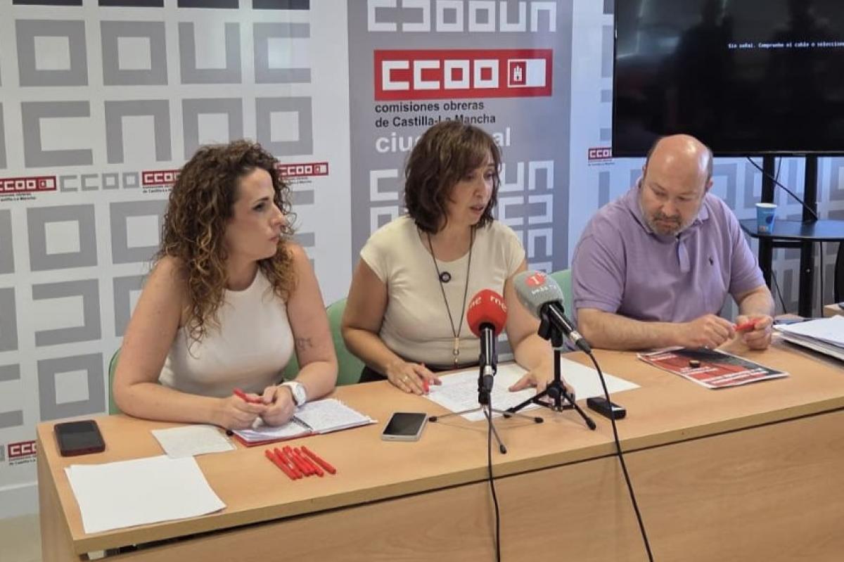 rueda de prensa convenio del comercio y comercio textil ciudad real