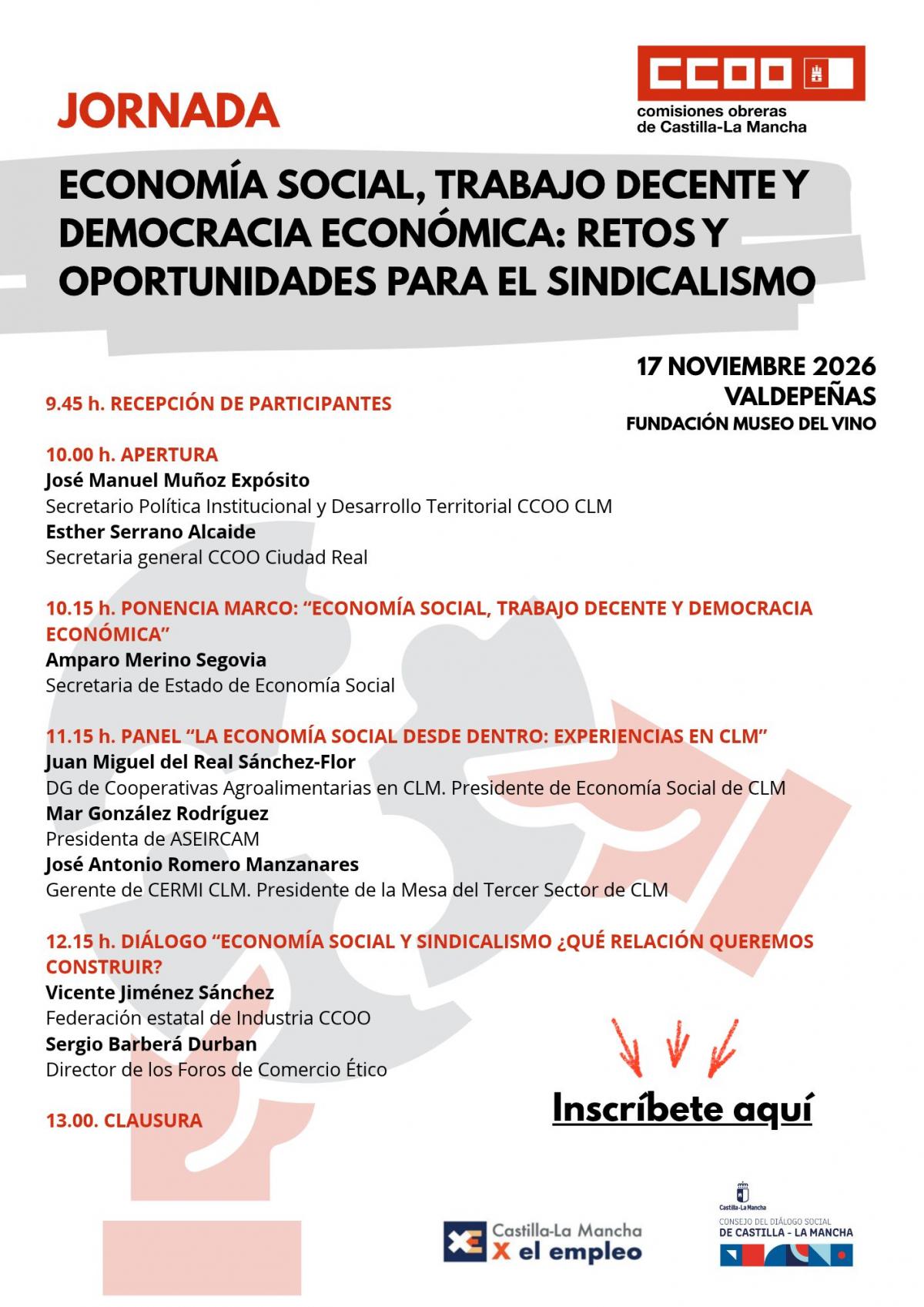 Jornada Economía social, trabajo decente y democracia económica