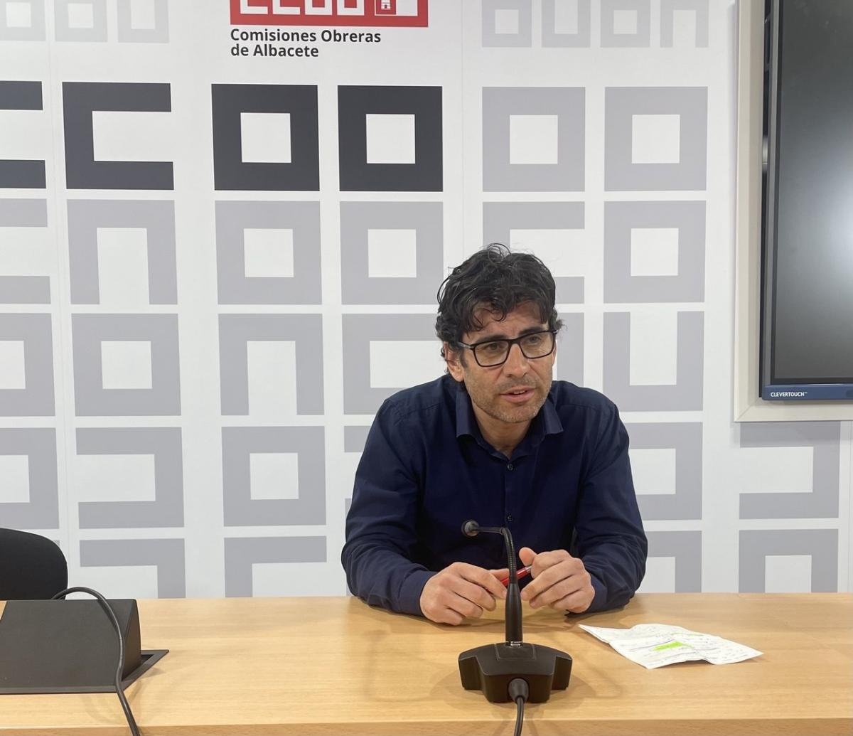 Paco Gómez, secretario general CCOO Albacete