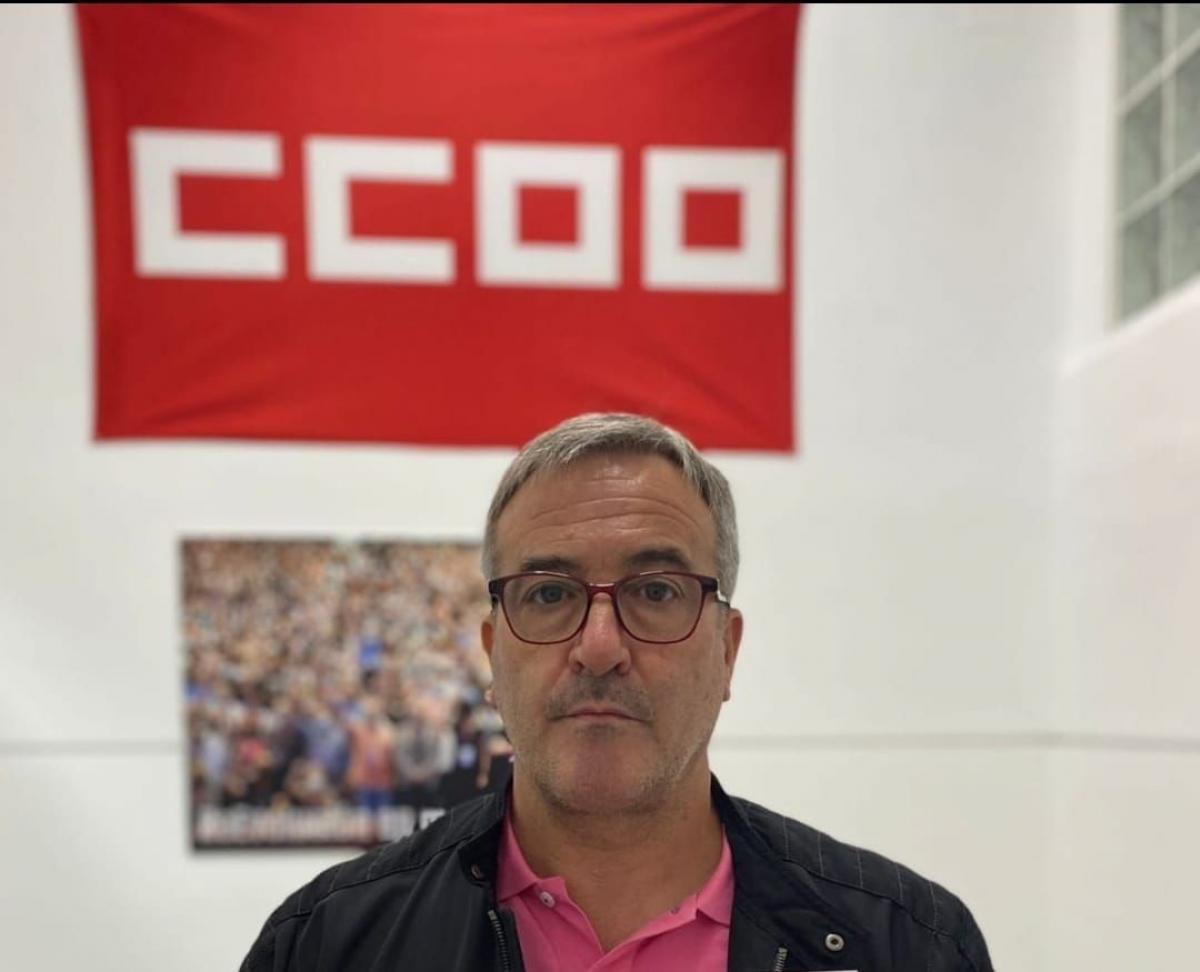 Ángel León, secretario general de la Federación de Industria de CCOO CLM