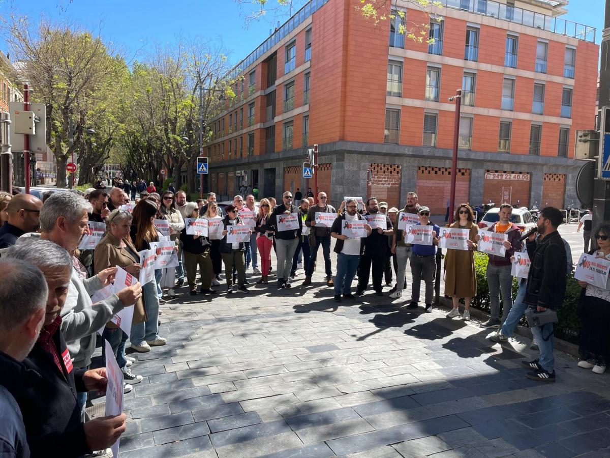 Concentracin contra la siniestralidad laboral en Guadalajara