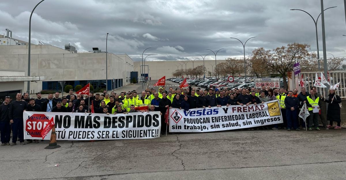 Huelga en Vestas (archivo)
