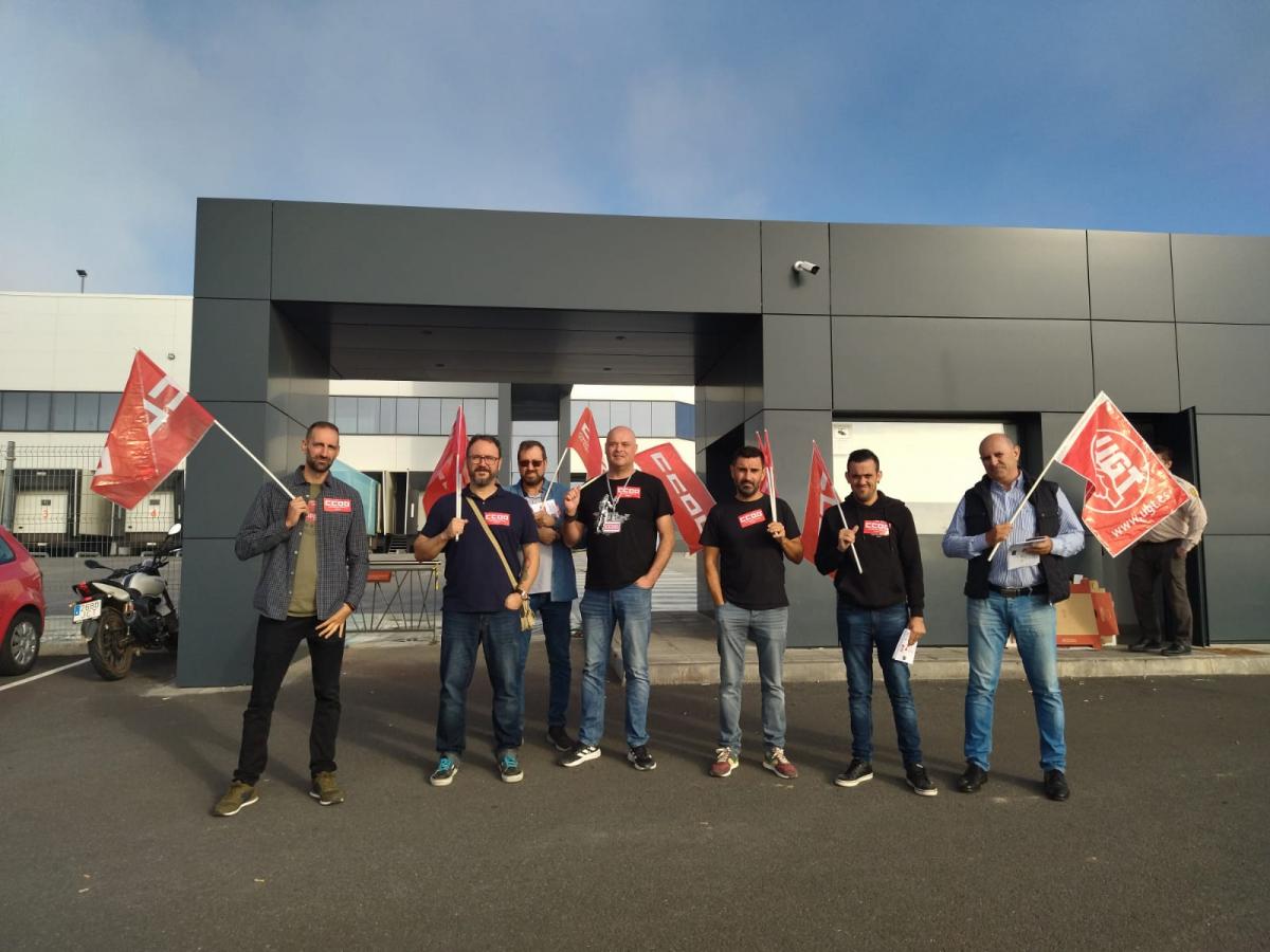 Campaa informativa sobre el bloqueo del convenio de Panaderas de Toledo