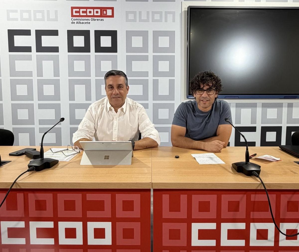 Javier Ortega junto a Paco Gómez