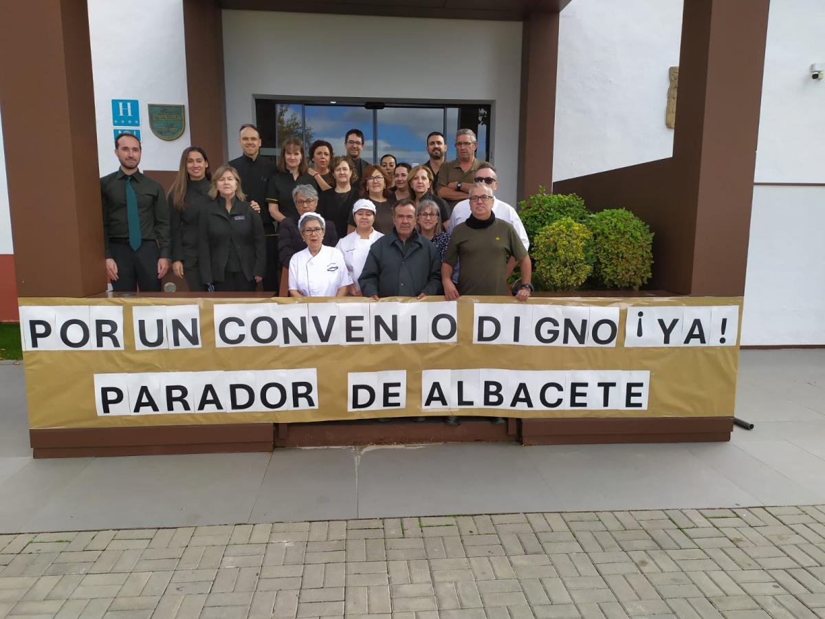Movilizaciones de los trabajadores y trabajadoras de Paradores