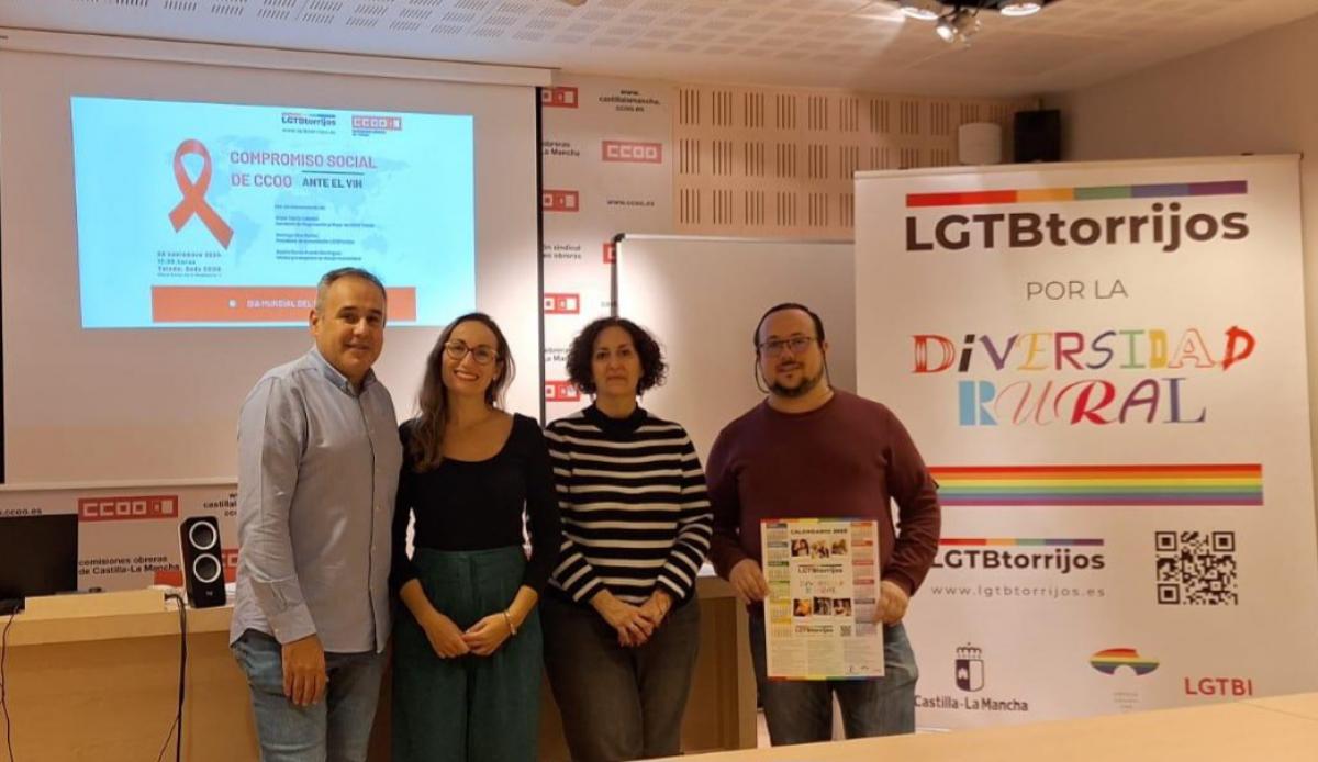 Jornada sindical sobre los estigmas del VIH en la sede de CCOO Toledo