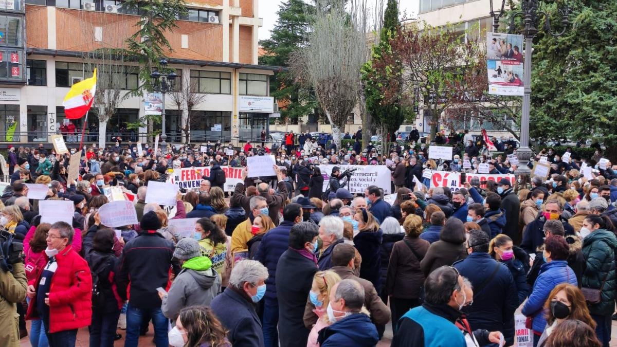 Movilizacin de la Plataforma en Defensa del Ferrocarril Pblico y Social de Cuenca