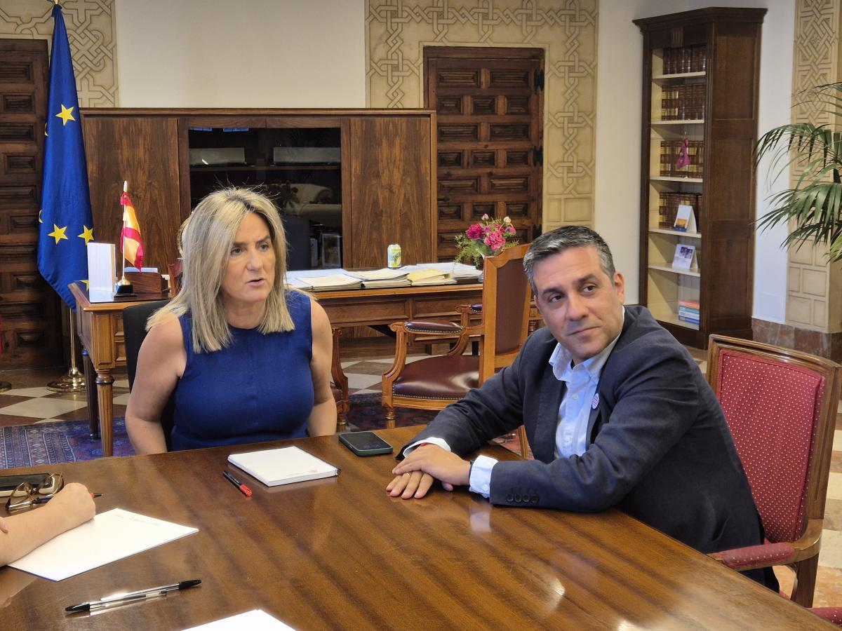 El secretario general de CCOO CLM se ha reunido con la delegada del Gobierno en Castilla-La Mancha