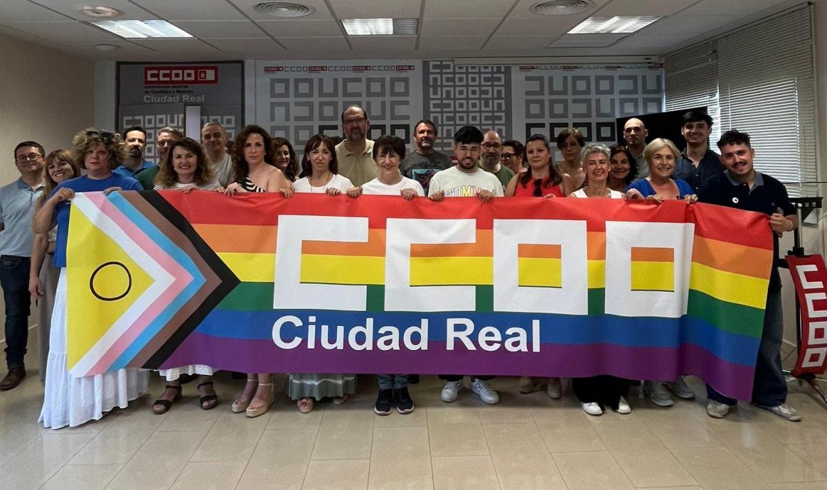 CCOO Ciudad Real en defensa de los derechos de las personas LGTBI+