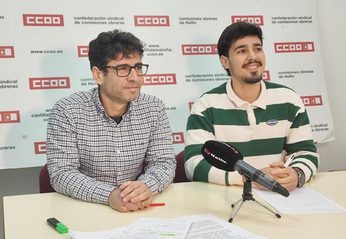 Paco Gómez (i) junto a Carlos Lozano (d) en Hellín