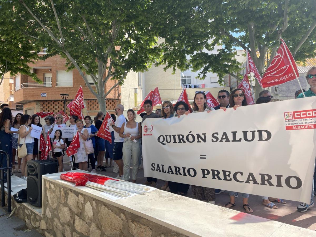 Huelga de los trabajadores y trabajadoras del Hospital Quirn de Albacete
