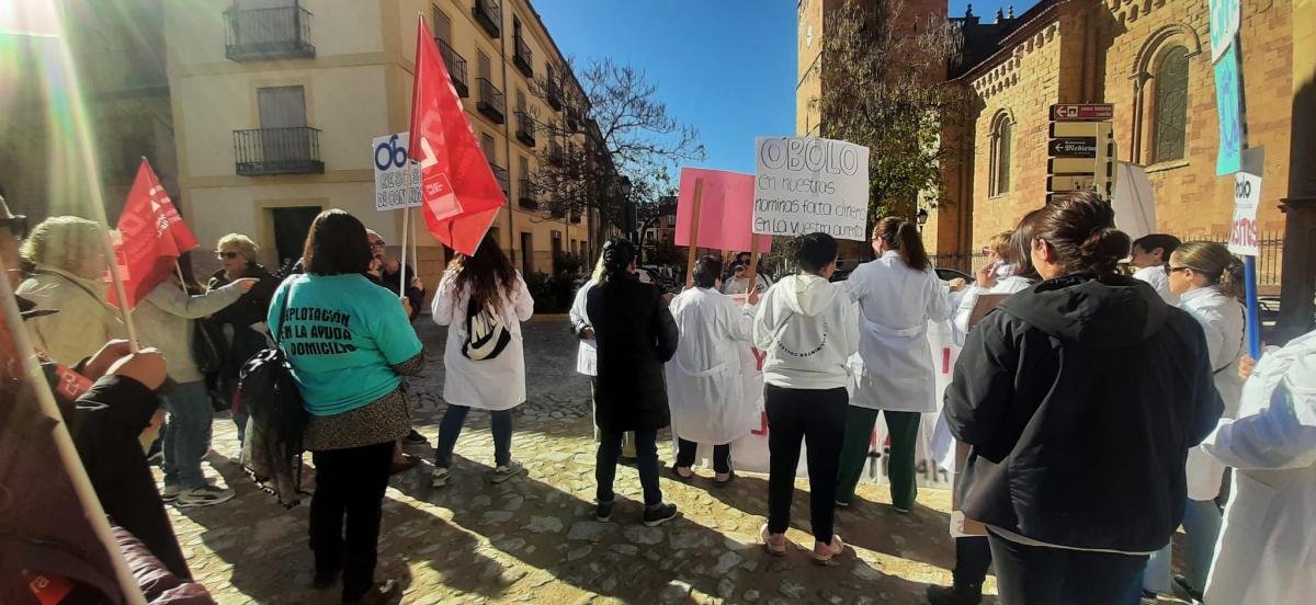 Protesta en Sigüenza