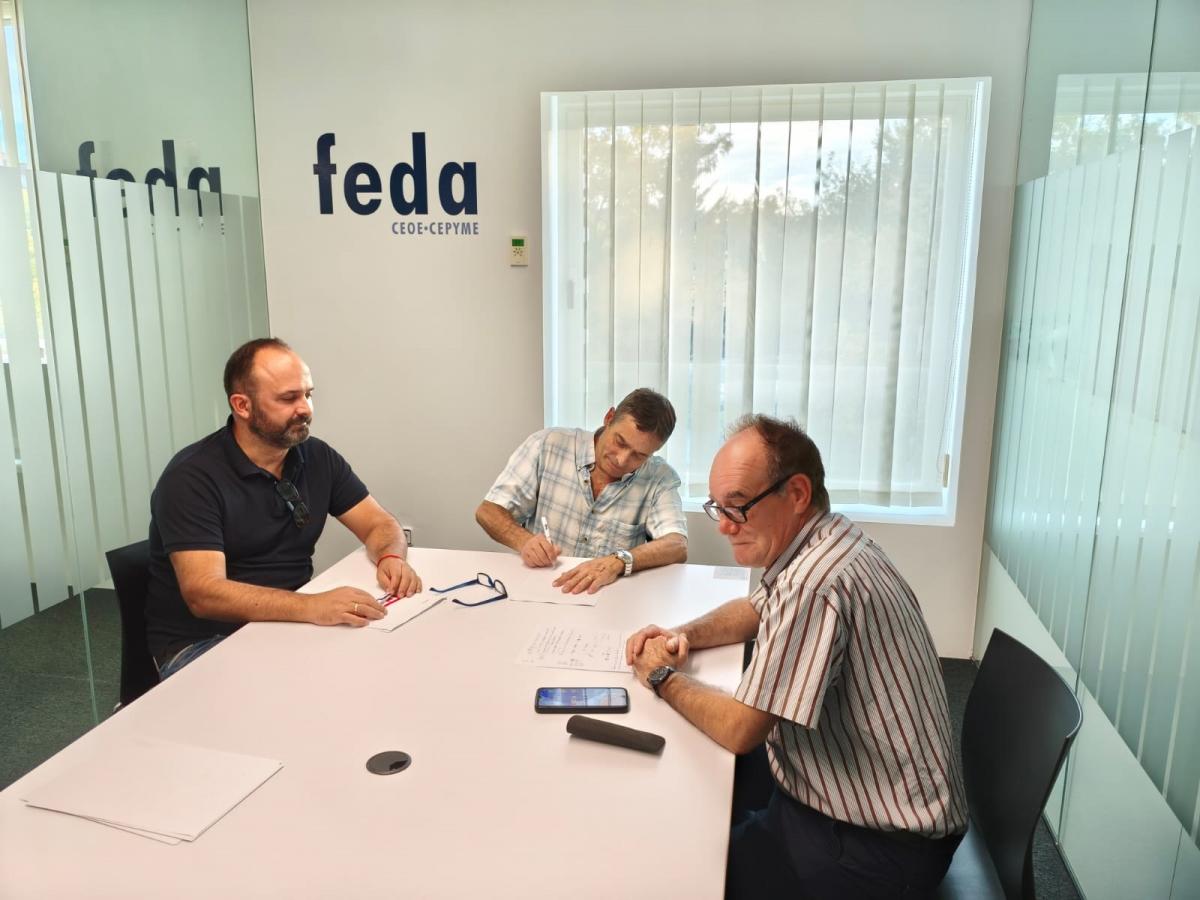 Firma de convenio sectorial de pasteleria en Albacete