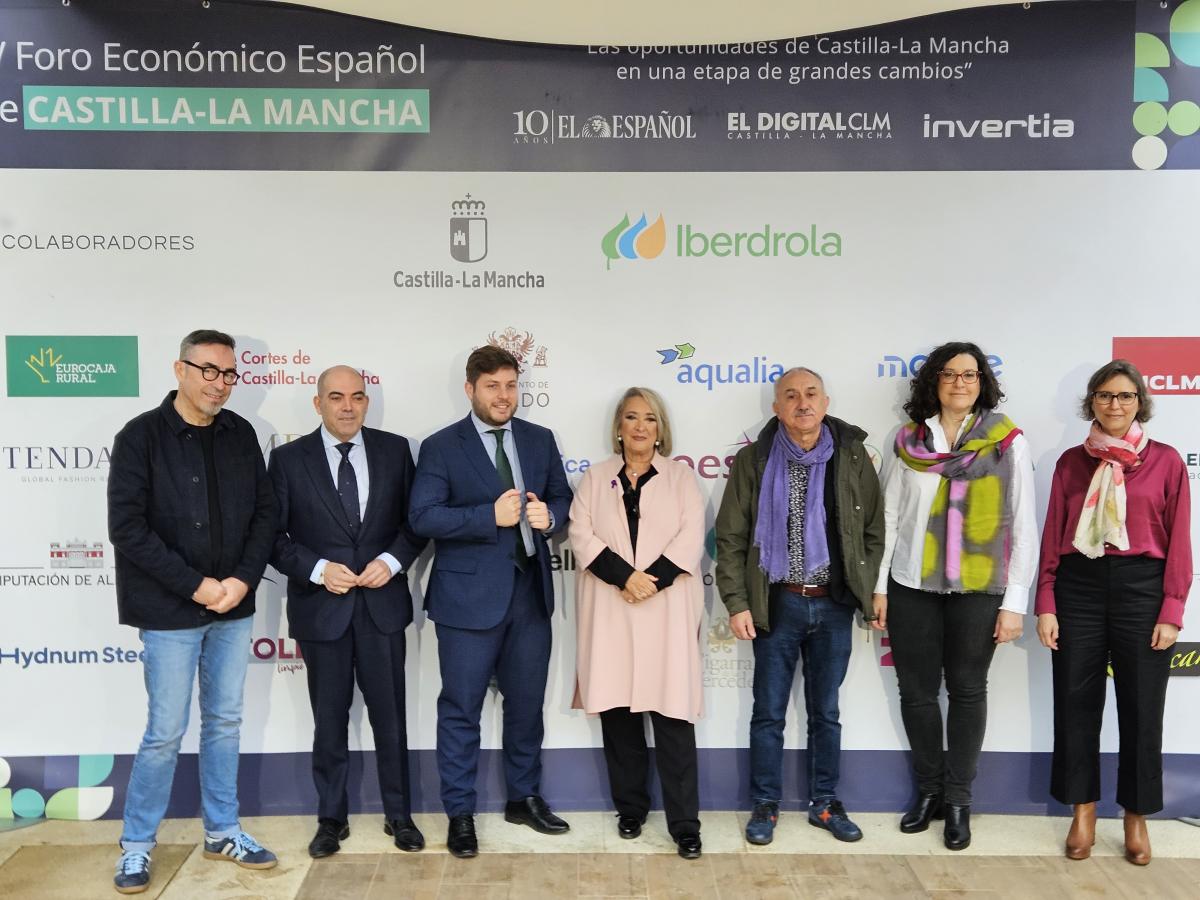 El secretario general de Comisiones Obreras Castilla-La Mancha, Paco de la Rosa, ha participado en el Foro Econmico Espaol de Castilla-La Mancha