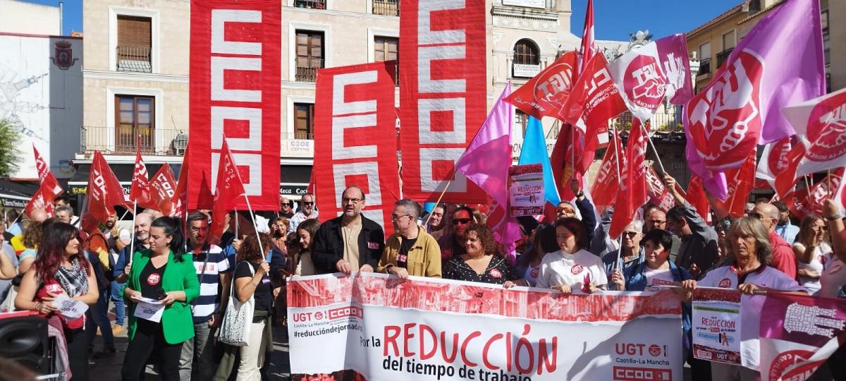 Concentraciones en Castilla-La Mancha por la reduccin de la jornada laboral