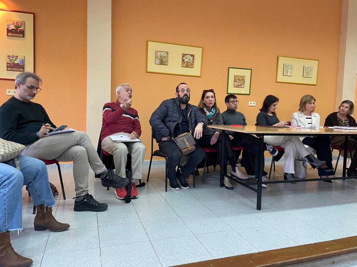 Un momento de la asamblea celebrada en Villarrobledo.