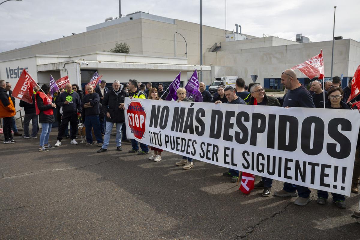 Movilziaciones en Vestas