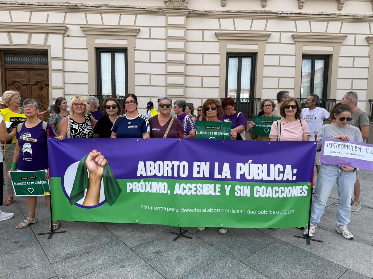 Concentración en Alcázar de San Juan por el derecho al aborto en la sanidad pública