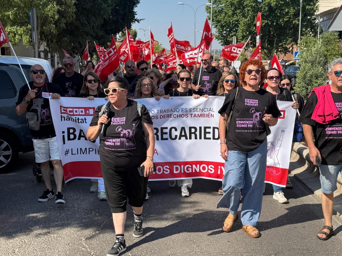 Movilización regional del sector de la limpieza en Castilla-La Mancha