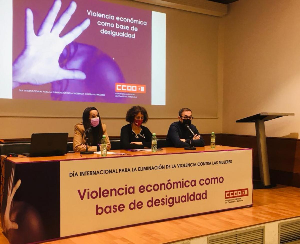 Jornadas de CCOO CLM "Violencia económica como base de desigualdad"