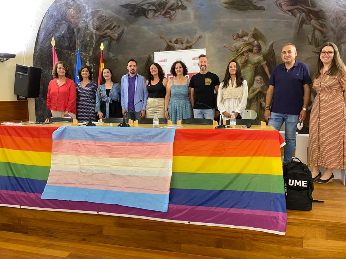 Acto de CCOO Toledo contra la LGTBIfobia